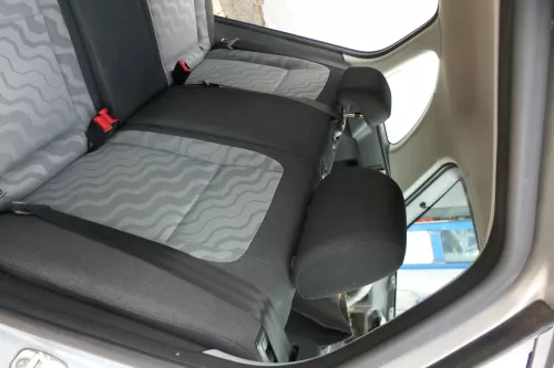 Skoda Fabia 5J 5itz Sitze hinten Rückbank Rücksitzbank 3 Punkt Gurt Isofix anthr (180775)