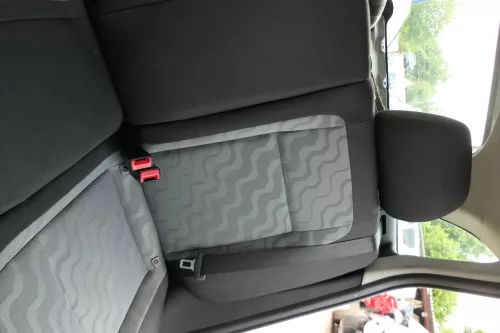 Skoda Fabia 5J 5itz Sitze hinten Rückbank Rücksitzbank 3 Punkt Gurt Isofix anthr (180775)