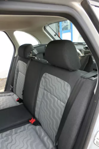Skoda Fabia 5J 5itz Sitze hinten Rückbank Rücksitzbank 3 Punkt Gurt Isofix anthr (180775)