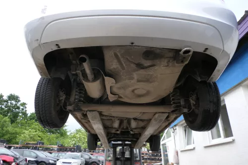 Skoda Fabia 6Y Auspuff Endtopf Rohr hinten 1,4 TDI original BMS BNV BNM BLS BSW (180777)