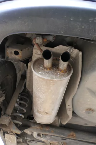 Audi A3 8L Auspuff Endschalldämpfer hinten 1,8 AGN APG 92kw V5 Mittelschalldämpf