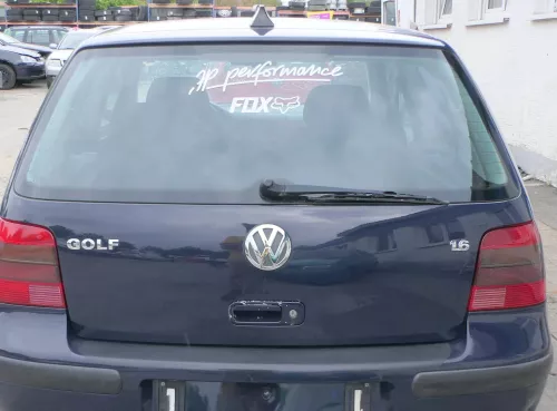 VW Golf 4 Limousine Heckklappe Kofferraumklappe Klappe hinten blau LA5G -ohneAnb (180852)