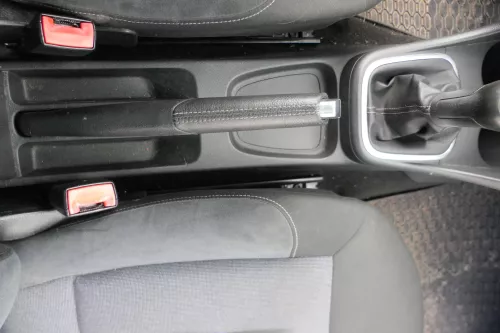 VW Polo 6R 6C Handbremse Feststellbremse Handbremshebel schwarz Leder schwarz