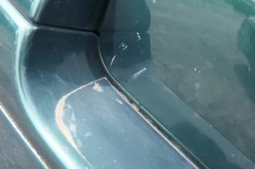 VW Golf 4 Bora Kombi Stoßstange hinten Heckstoßstange Stoßfänger grün LC6M (181041)