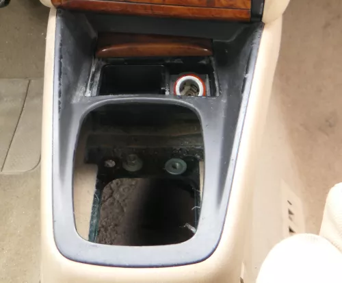 VW Golf 4 Bora Mittelkonsole Mitteltunnel um Schaltung 1J1863201D Beige besch (181056)