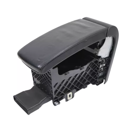 VW Passat 3C Mittelarmlehne Armlehne Fach Deckel Leder schwarz (181060)