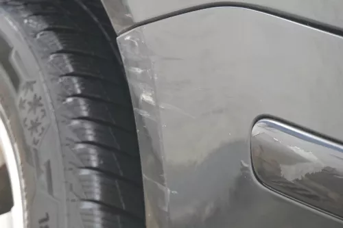 VW Polo 9N Stoßstange Frontstoßstange vorne schwarz LC9Z (181105)
