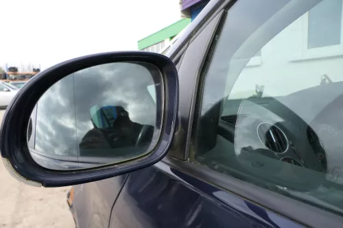 Golf 5 5M Plus elektrischer Spiegel Außenspiegel links Blinker blau LA5G  (181136)