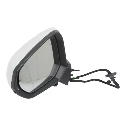 Q2 GA 81A Spiegel Außenspiegel links weiß LY9C anklappbar elektrisch +Glas  AZ1 (181187)