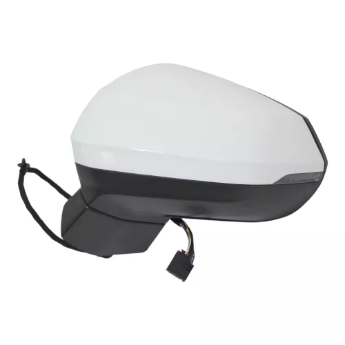 Q2 GA 81A Spiegel Außenspiegel links weiß LY9C anklappbar elektrisch +Glas  AZ1 (181187)