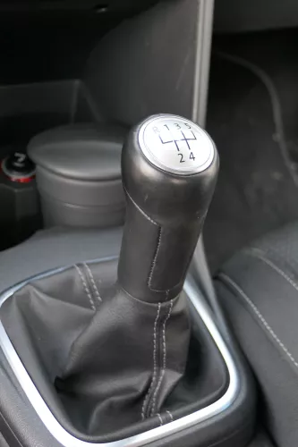 Polo 6R 6C Schaltknauf Schaltsack Schaltknüppel schwarz 5-Gang Leder  TOUR (181263)