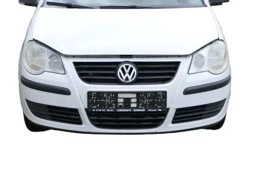 VW Polo 9N3 Stoßstange vorne Frontstoßstange Stoßfänger weiß LB9A (181297)