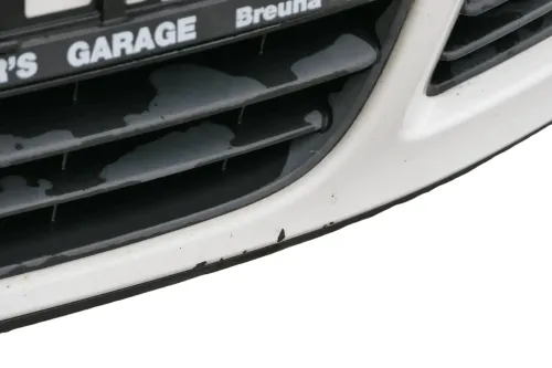 VW Polo 9N3 Stoßstange vorne Frontstoßstange Stoßfänger weiß LB9A (181297)