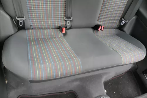 VW Polo 9N 9N3 Sitz Rückbank Sitzfläche Sitze 3 Punkt Gurt hinten mit Kopfstütze (181307)