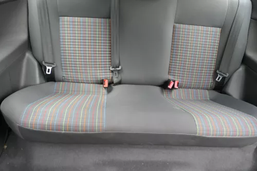 VW Polo 9N 9N3 Sitz Rückbank Sitzfläche Sitze 3 Punkt Gurt hinten mit Kopfstütze (181307)