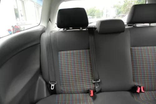VW Polo 9N 9N3 Sitz Rückbank Sitzfläche Sitze 3 Punkt Gurt hinten mit Kopfstütze (181307)