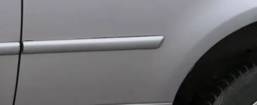 Lupo NUR Zierleiste Leiste Abdeckung Seite Seitenteil links hinten silber LA7W