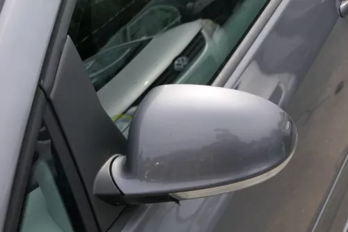 Golf 5 5M Plus elektrischer Spiegel Außenspiegel links Blinker grau LA7T (181331)