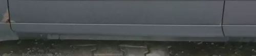 A4 B6 8E NUR Zierleiste Leiste Abdeckung Tür vorne links unten grau 8E0853959 (181392)