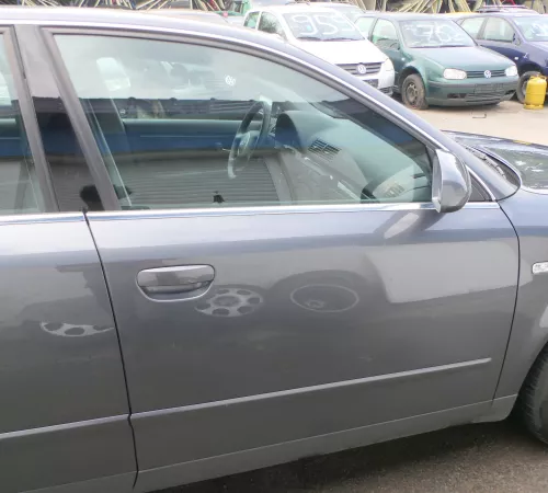 Audi A4 B6 8E nur Türblatt vorne rechts Beifahrertür grau LX7Z Kombi+Limo Tür (181398)