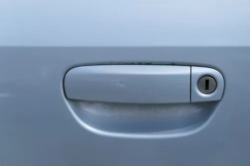 Audi A4 B6 8E nur Türblatt Tür vorne links Fahrertür blau LY7R Kombi+Limo (181467)