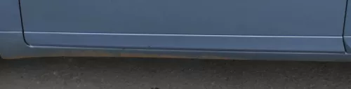 A4 B7 8E NUR Zierleiste Leiste Abdeckung Tür vorne links unten blau LY5J