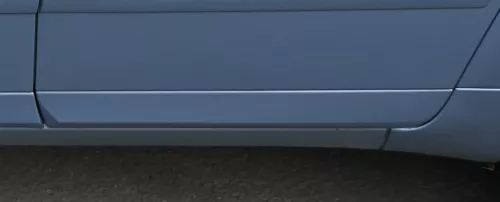 A4 B7 8E NUR Zierleiste Leiste Abdeckung Tür hinten links unten blau LY5J (181552)
