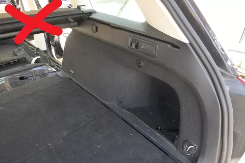 VW Passsat 3C B8 3G Kombi Abdeckung Verkleidung Kofferraum hinten rechts schwarz (181735)