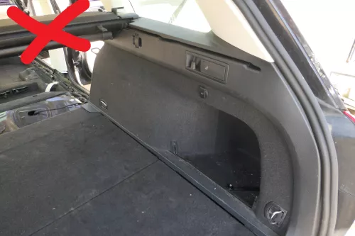 VW Passsat 3C B8 3G Kombi Abdeckung Verkleidung Kofferraum hinten rechts schwarz