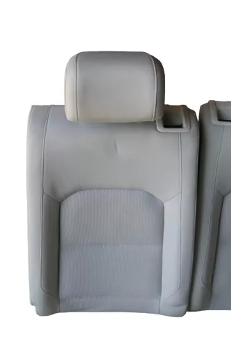 Passat 3C 3G B8 Kombi Sitz Rückbank Rücksitzbank Lehne weiß St. Tropez ohneKopf (181742)