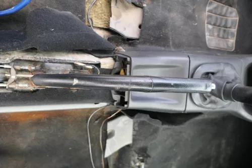 VW Golf 3 / 4 Cabrio 1E Handbremse Feststellbremse Leder schwarz (182088)