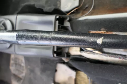 VW Golf 3 / 4 Cabrio 1E Handbremse Feststellbremse Leder schwarz (182088)