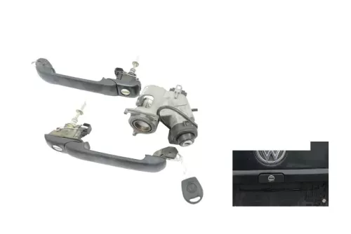 VW Golf 3 4 Cabrio 1E Schloßsystem mit Türschloß Tür Zündschloß 1x Schlüssel
