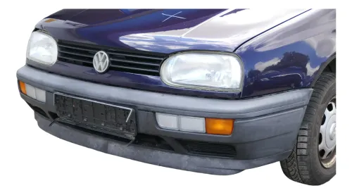 VW Golf 3 auch Cabrio Stoßstange vorne Stoßfänger vorn schwarz (182171)