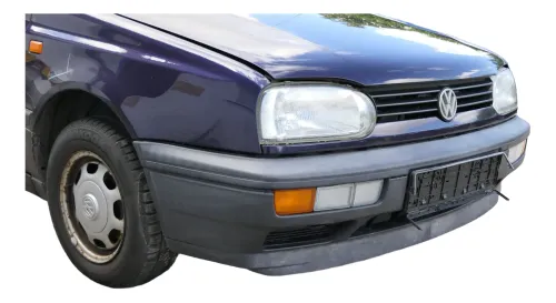 VW Golf 3 auch Cabrio Stoßstange vorne Stoßfänger vorn schwarz (182171)