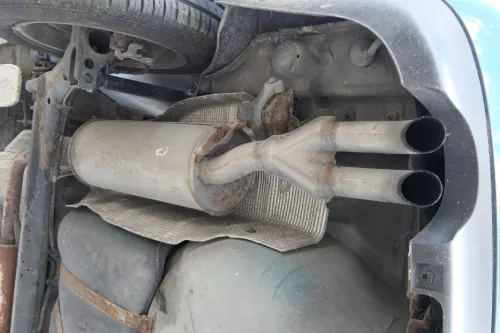 A4 B5 Auspuff Endschalldämpfer + Mittelschalldämp Endtopf 1,9 TDI 1Z AFF AHU