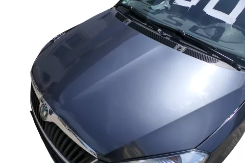 Skoda Fabia 5J Roomster Motorhaube Haube Klappe vorne grau LF8J (182238)