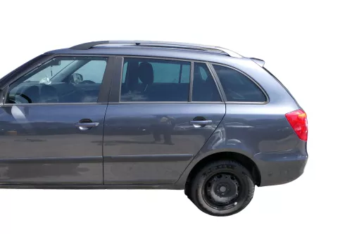 Skoda Fabia 5J Kombi Tür hinten links - grau LF8J - ohne Anbauteile (182247)