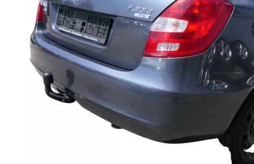 Skoda Fabia 5J Combi Stoßstange hinten Heckstoßstange grau LF8J (182248)