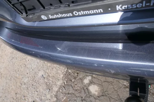Skoda Fabia 5J Combi Stoßstange hinten Heckstoßstange grau LF8J (182248)