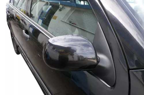 Skoda Fabia 6Y mechanischer Spiegel Außenspiegel rechts grau schwarz LF9R Glas (182290)