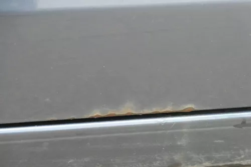 VW Polo 9N 9N3 Tür hinten rechts 4/5-Türer grau LC7V - ohne Anbauteile (182376)