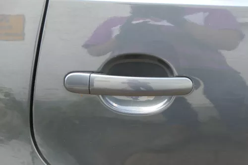 VW Polo 9N 9N3 Tür hinten rechts 4/5-Türer grau LC7V - ohne Anbauteile (182376)