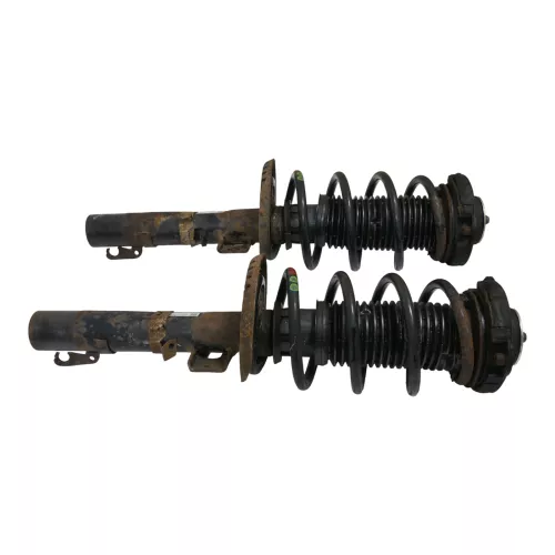 2x Polo 9N 9N3 Fox Ibiza 6L Federbein Stoßdämpfer Feder vorne Sportfeder Sport (182401)