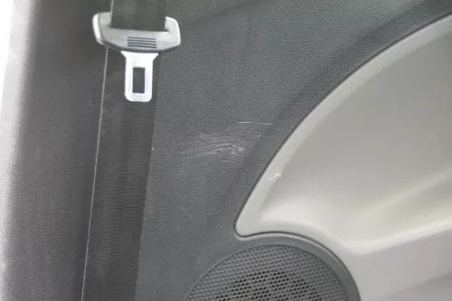 Seat Ibiza 6J Verkleidung hinten rechts 2/3-Türer Seite - schwarz / grau (182499)