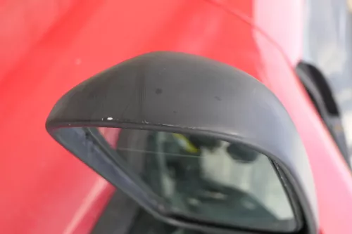 VW Polo 6N elektrischer Spiegel Außenspiegel links außen mit Glas schwarz matt (182541)