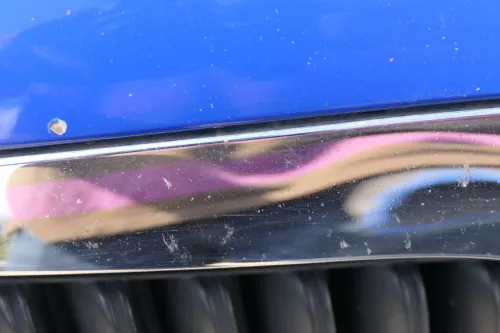 Skoda Fabia 5J Roomster Motorhaube Haube Klappe vorne blau LF5K (182549)