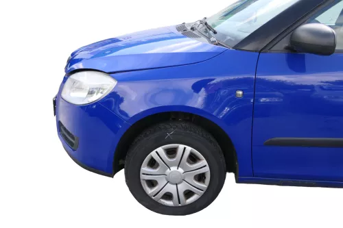 Skoda Fabia 5J Kotflügel vorne links - blau LF5K auch Kombi (182550)
