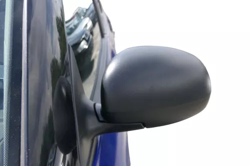 Skoda Fabia 5J mechanisch Spiegel Außenspiegel links mit Glas schwarz matt (182551)
