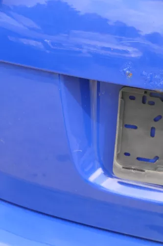 Skoda Fabia 5J Limousine Schrägheck Heckklappe hinten mit Scheibe blau LF5K (182554)